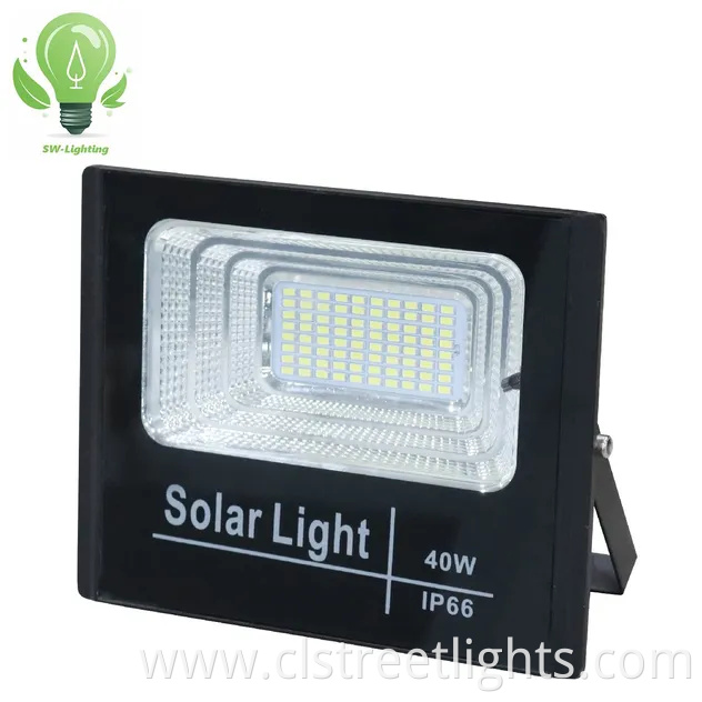 All in One Solar LED Flood Lamp IP66 Waterproof Outdoor Solar LED Flood Light with SMD High Brightness 40W 60W 100W 200W 300W 400W